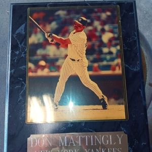 Don Mattenly plaque